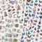 Wrapables Washi Stickers Sets for Scrapbooking, DIY Crafts for Stationery, Diary, Card Making